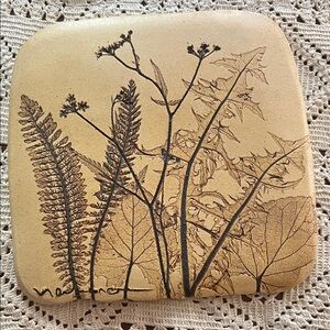 MCM Swedish Botanical Fern & Leaf Decorative Tile
